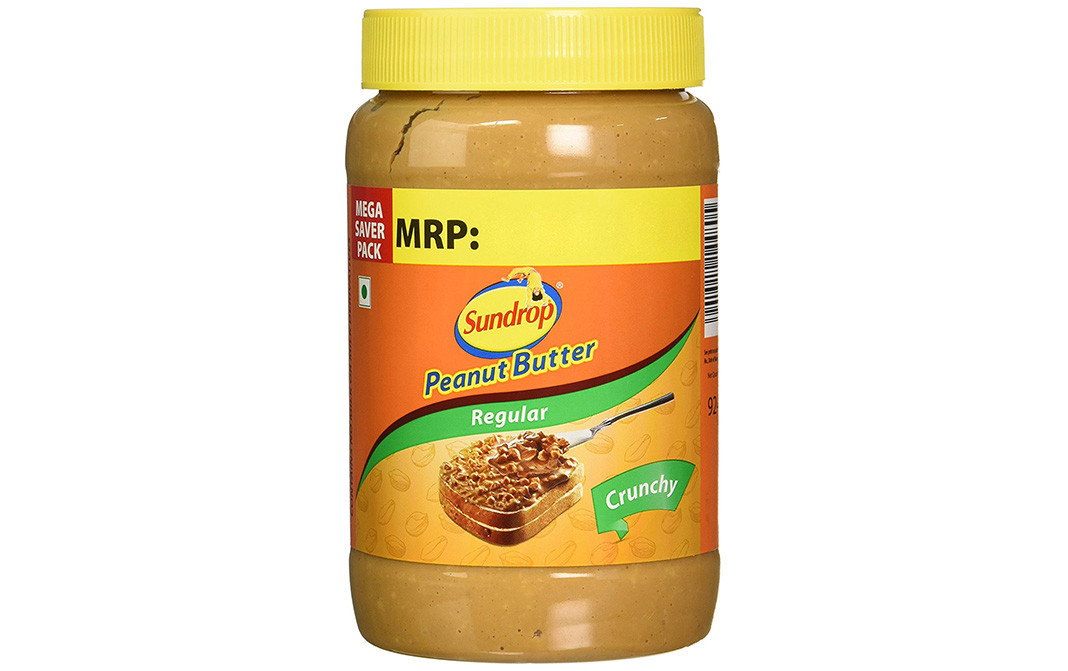 Sundrop Peanut Butter regular Crunchy   Plastic Jar  924 grams
